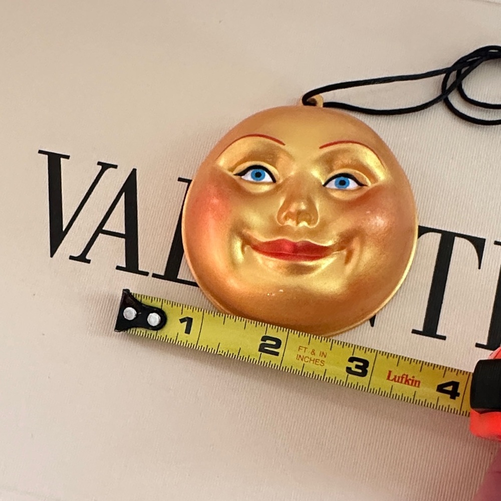 Valentino Goldtone Sun & Moon Ornaments – Set of 4 - Picture 3 of 5